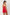 Red Lace Satin and Back Detailed Coverless Knitted Fantasy Nightgown