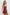 Burgundy Lace and Slit Rope Strap Knitted Fantasy Nightgown