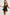 Black Lace Tulle Detail and Rope Suspender Coverless Pantyhose Knitted Babydoll