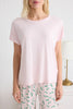 Pink Floral Knitted Pajama Set