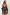 Black Tulle/Mesh and Agraffe Detailed Lace Coverless Knitted Bodysuit