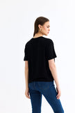 Tassel Tshirt Black - Lebbse