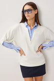Shirt Collar Modal Sweatshirt