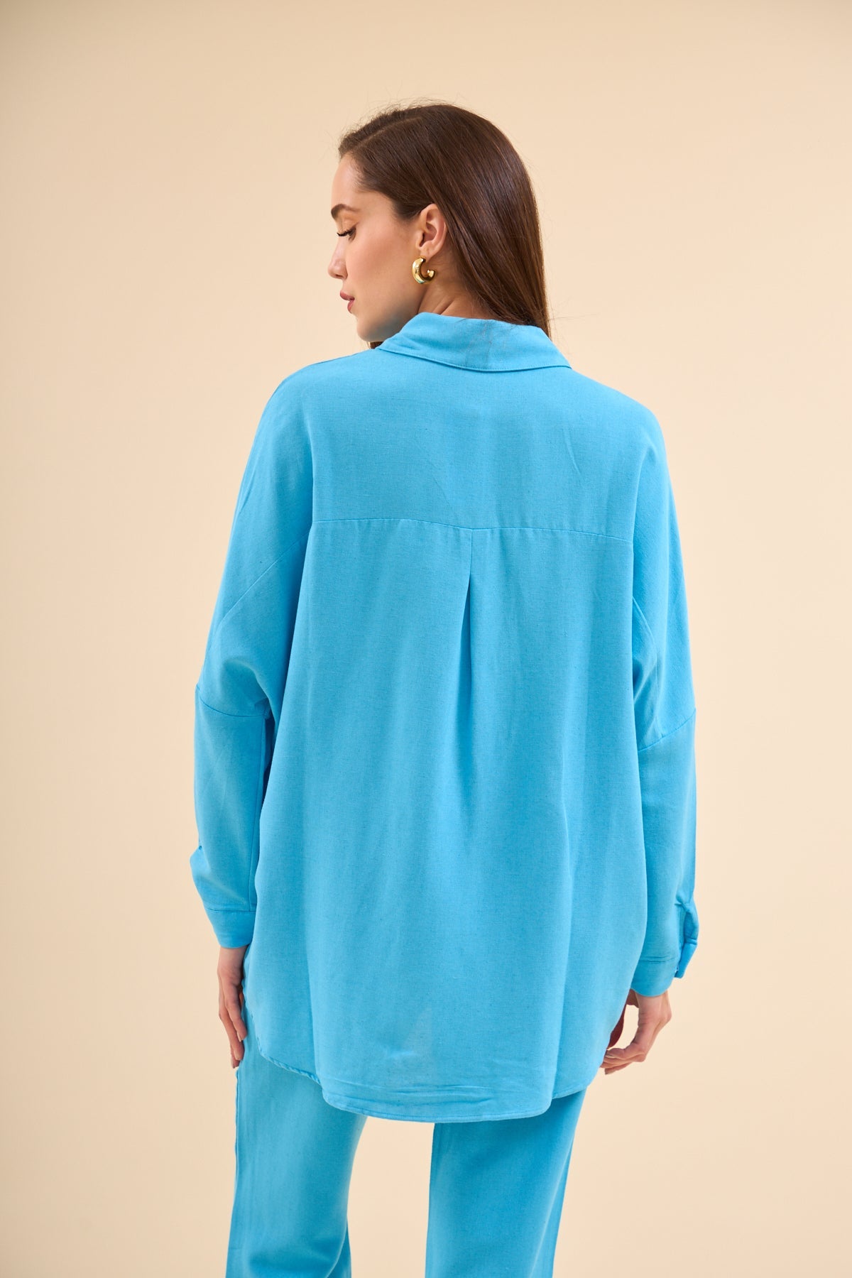 Shirt Trousers Set Turquoise | CLOTHES | Set | Lebbse Shirt Trousers Set Turquoise | CLOTHES | Set | Lebbse