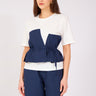 Vest Detailed Suit Navy Blue - Lebbse