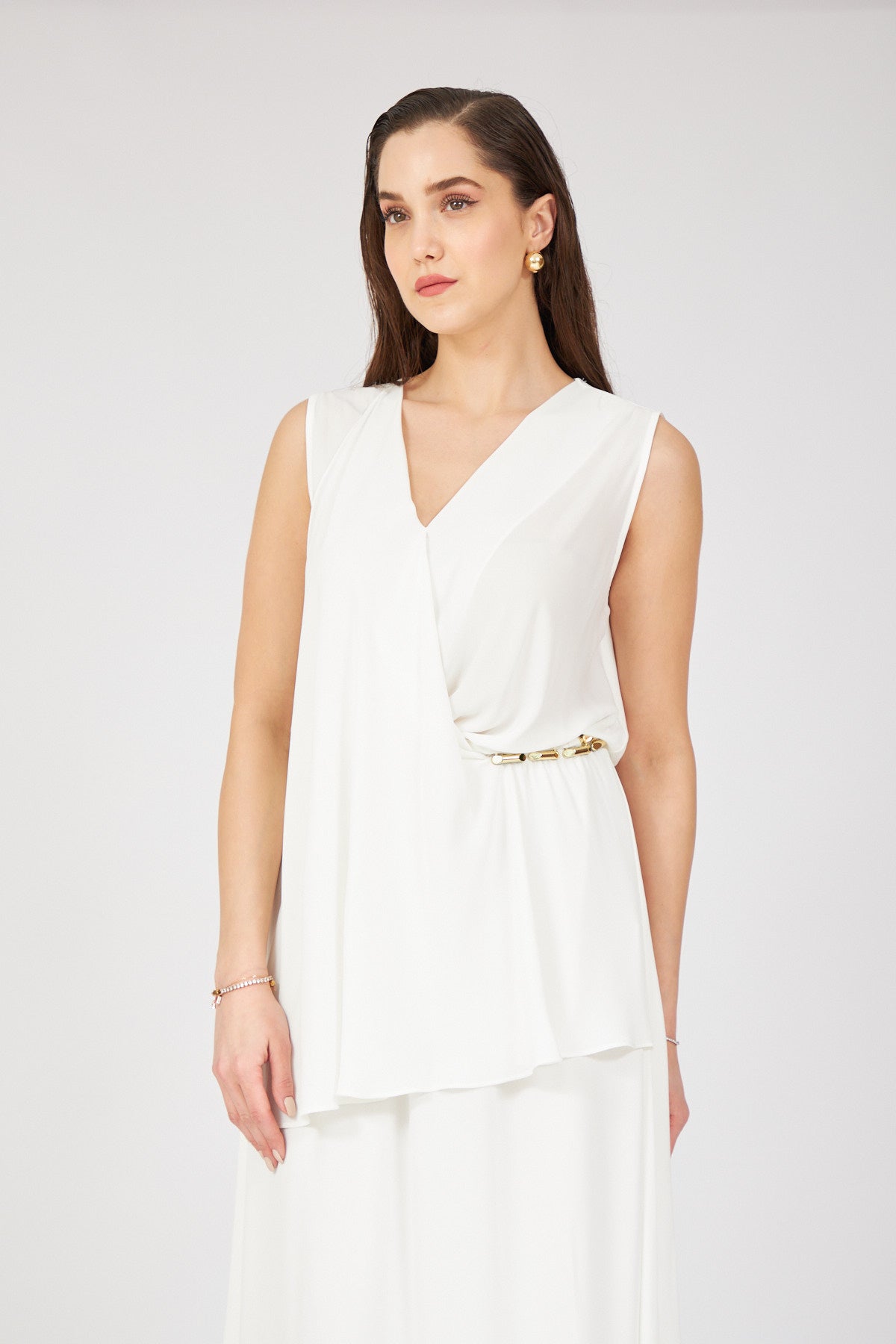 White Long Dress - Lebbse