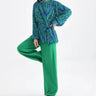 Woman Green Pleat Set Benetton - Lebbse