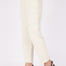 Women's Elastic Waist Tassel Detail Piece Dye Gabardine Stone Trousers - Lebbse