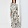فستان رمادي للمحجبات للنساء - Women's Gray Dress