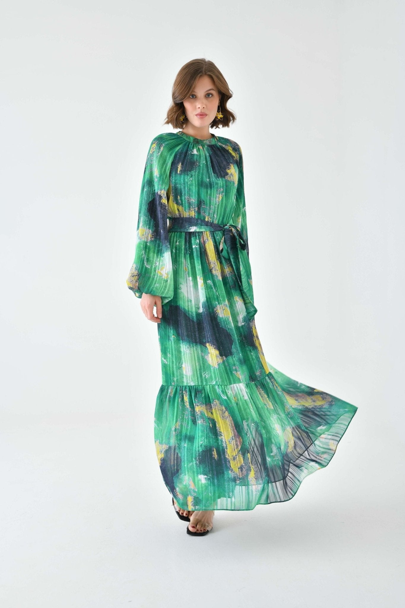 Women's Patterned Dress - Lebbse