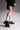 Women's Sneaker Thick Sole Sports Shoes Refi - Black - Lebbse