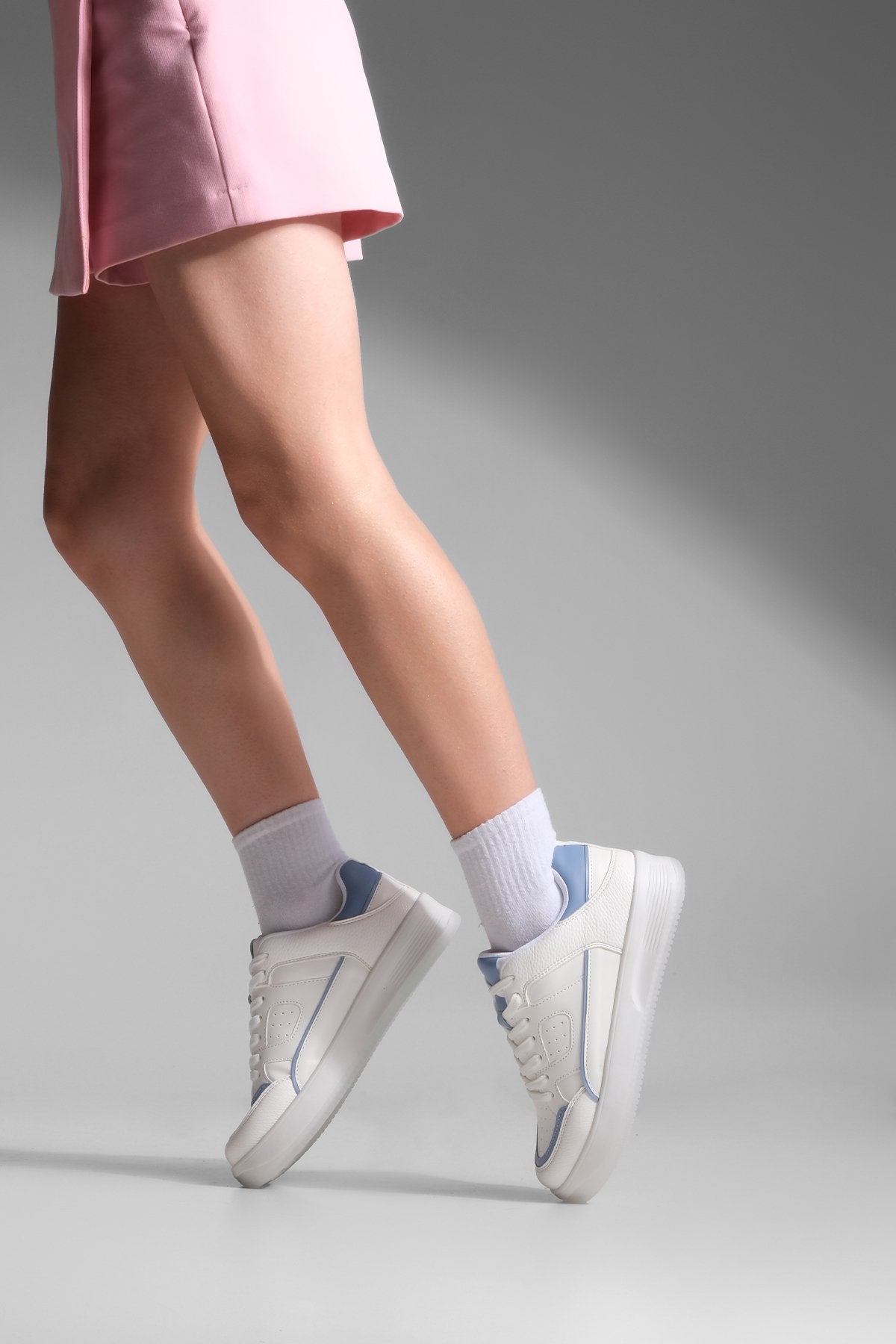 Women's Sneaker Thick Sole Sports Shoes Sitas - Blue - Lebbse