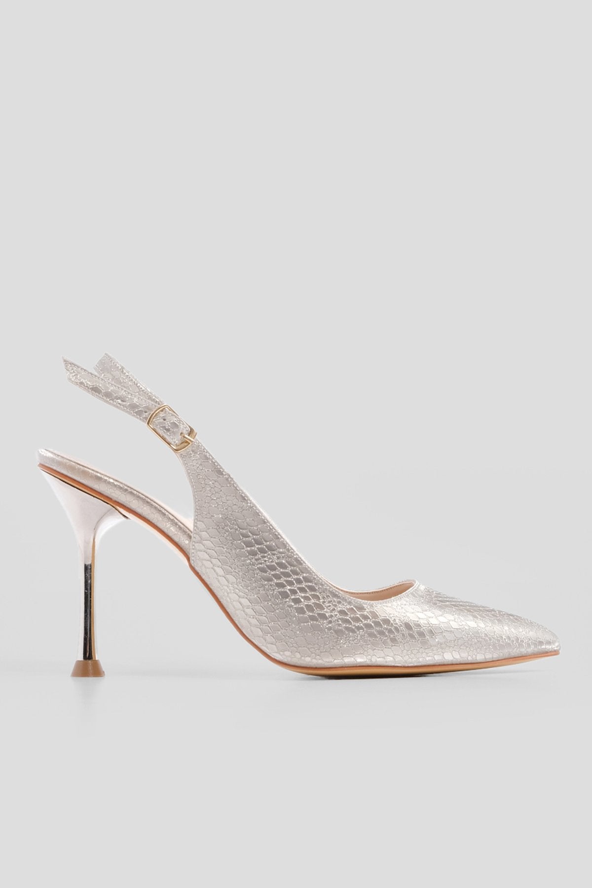 Women's Stiletto Evening Dress Heeled Shoes Goseva - Gold - Lebbse