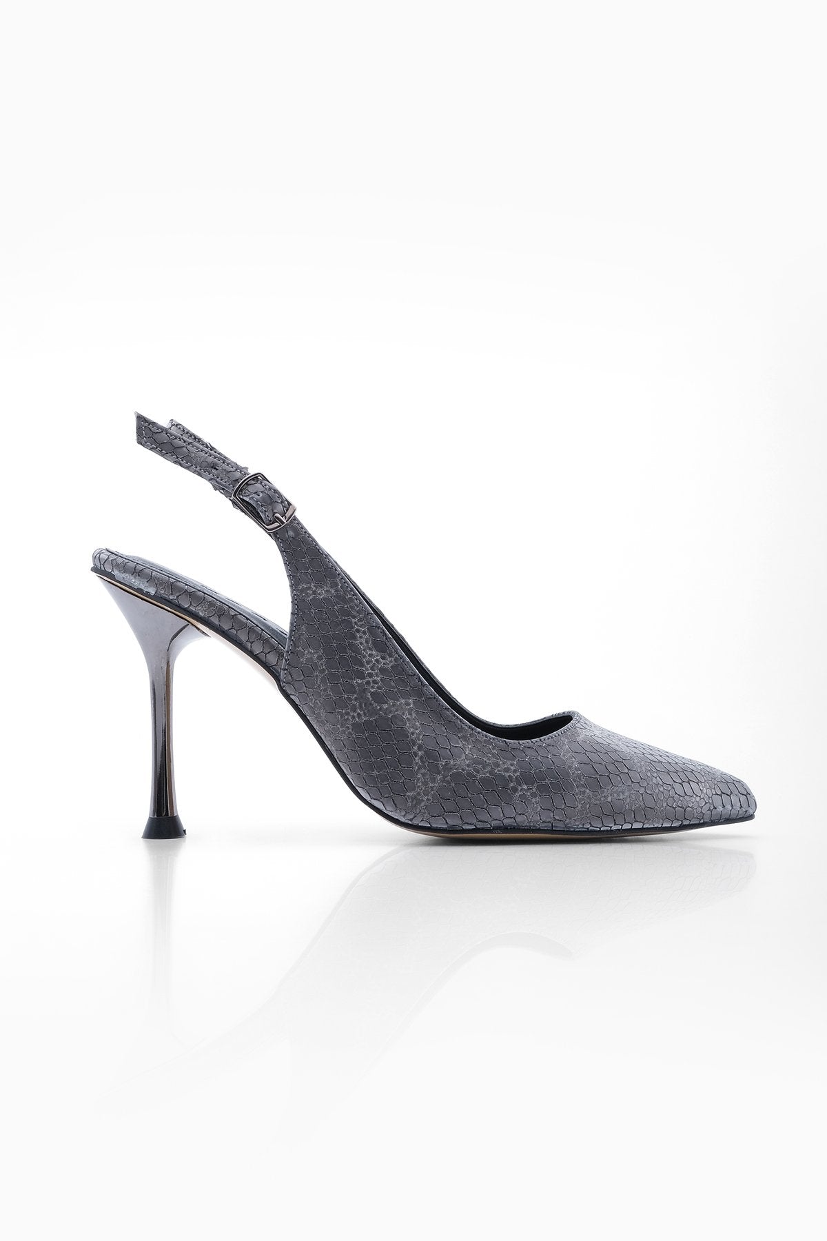 Women's Stiletto Evening Dress Heeled Shoes Goseva - Platinum - Lebbse