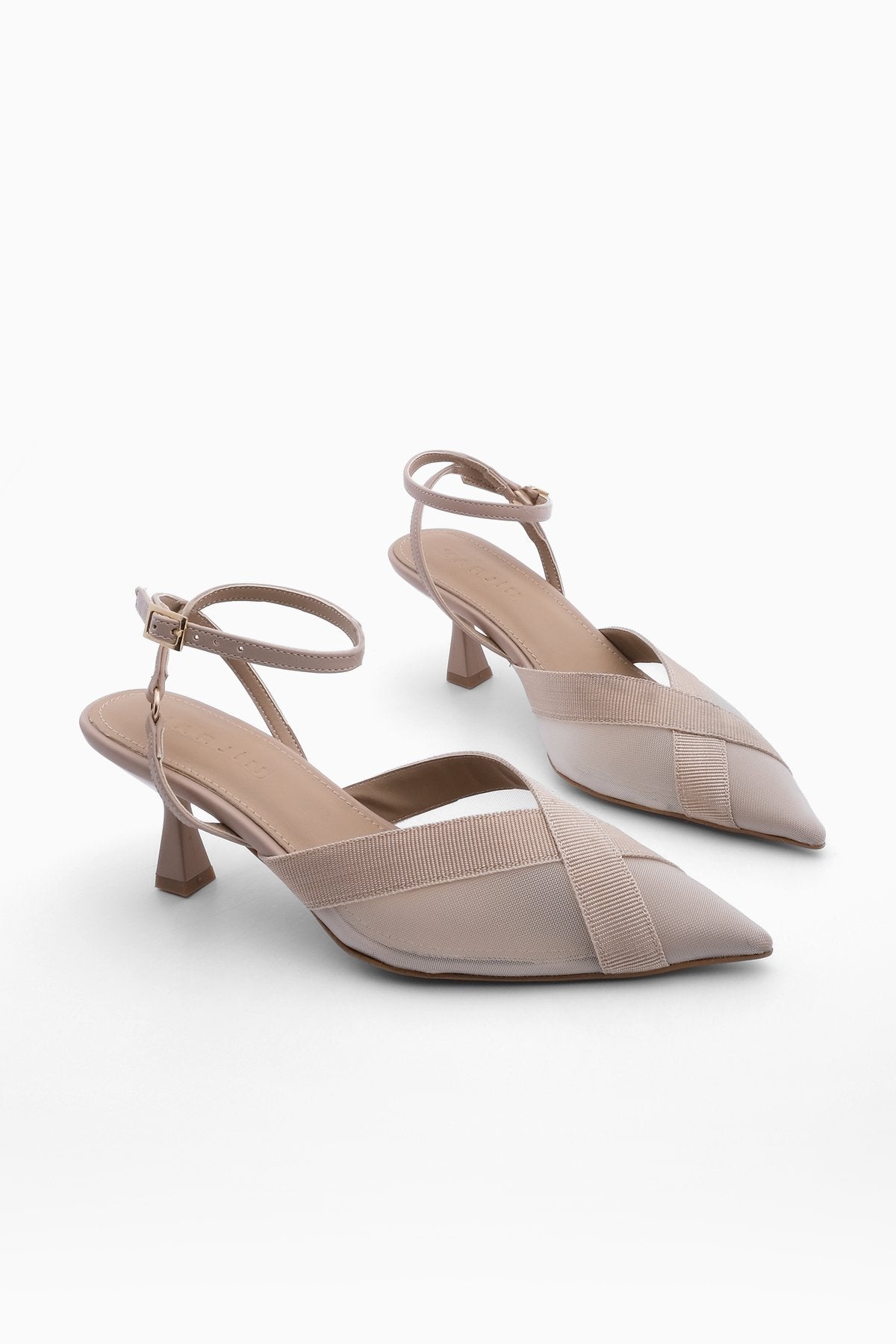 Women's Stiletto Heeled Shoes Mires - Beige - Lebbse