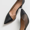353 Black Skin Heeled Women's Shoes - Lebbse