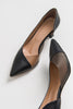 353 Black Skin Heeled Women's Shoes - Lebbse