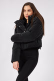 Black Short Puffed Jacket - Lebbse