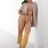 BLUE EMBROIDERED OVERSIZE CUT SHIRT SUIT - Lebbse