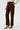 Brown Women's Trousers With Split Detail - Lebbse
