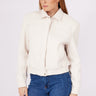 CREAM BASIC COAT - Lebbse