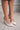 Elegance beige patent leather belt detailed wrist heeled shoes - Lebbse