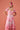 Floral Patterned Pink Midi Dress - Lebbse