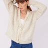 كارديجان بيج بتفاصيل سلسله ذهبية - GOLD CHAIN DETAIL CARDIGAN