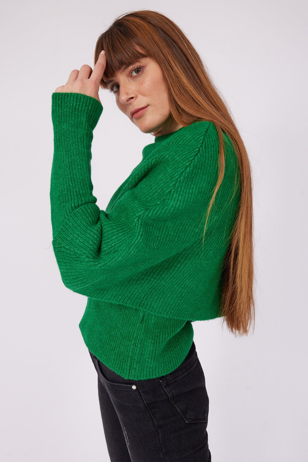 GREEN DESIGN SWEATER - Lebbse