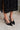 HEDWIG BLACK Patent Leather BELT DETAIL WOMEN'S HEEL SHOES - Lebbse