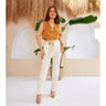 High Waisted Casual Trousers - Lebbse