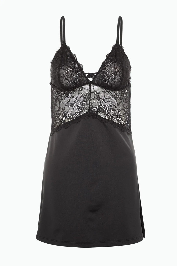 Lace Detailed Fantasy Nightgown - Lebbse