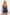 Navy Blue Satin Lace Detailed Fantasy Nightgown - Lebbse