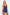 Navy Blue Satin Lace Detailed Fantasy Nightgown - Lebbse