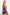 Navy Blue Satin Lace Detailed Fantasy Nightgown - Lebbse