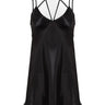 Satin Piping Detailed Babydoll - Lebbse