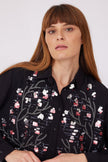 3- قميص نسائي اوفرسايز مطرز - SEQUINED OVERSIZE SHIRT
