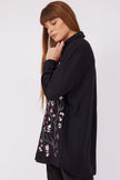 7- قميص نسائي اوفرسايز مطرز - SEQUINED OVERSIZE SHIRT